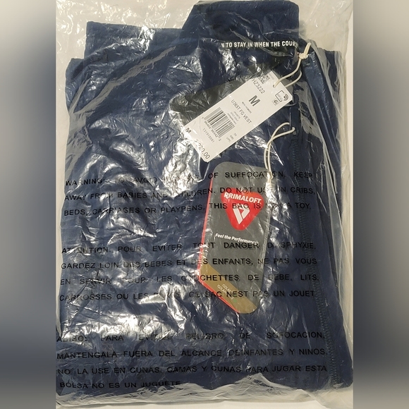 Adidas Ultimate 365 Frostguard Full-Zip Padded Golf Vest Navy Blue Sz M Men NWT